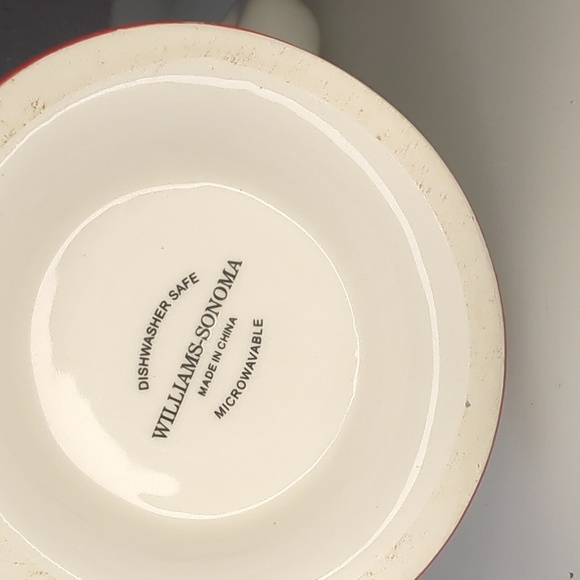 Williams Sonoma Snowman Chef Mugs, Set of 4 , Red and White Christmas - Picture 8 of 8